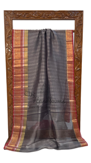 Pure Kora Handloom Banarasi Saree - The Handlooms