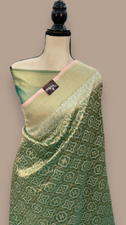 Pure Tissue Reshmi zari Banarasi Saree - The Handlooms