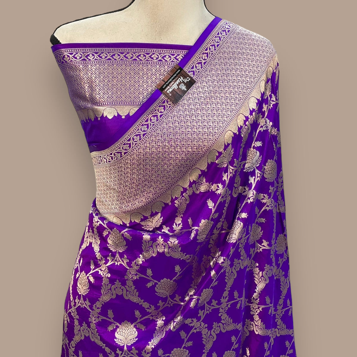 Banarasi Katan Jaal Silk Sarees