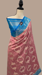 Pure Chiniya Silk Handloom Banarasi Saree - The Handlooms