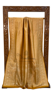Pure Katan Silk Banarasi Handloom Saree - Tanchui Brocade - The Handlooms