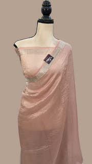 Pure Kora Tissue Handloom Banarasi Saree - The Handlooms