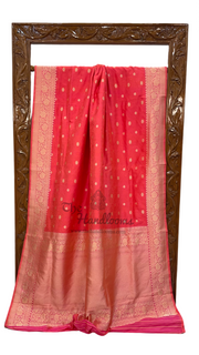 Pure Katan Silk Banarasi Handloom Saree - Tanchui Brocade - The Handlooms