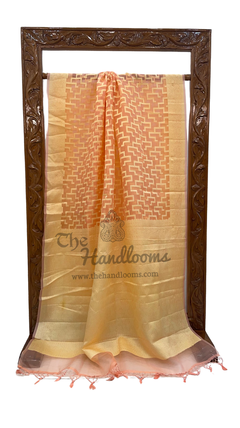 Pure Kora Handloom Banarasi Saree - The Handlooms
