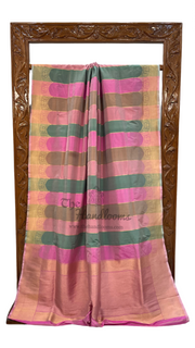 Pure Katan Silk Banarasi Handloom Saree - Rangkat - The Handlooms