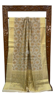 Pure Cotton Banarasi Handloom Saree - The Handlooms