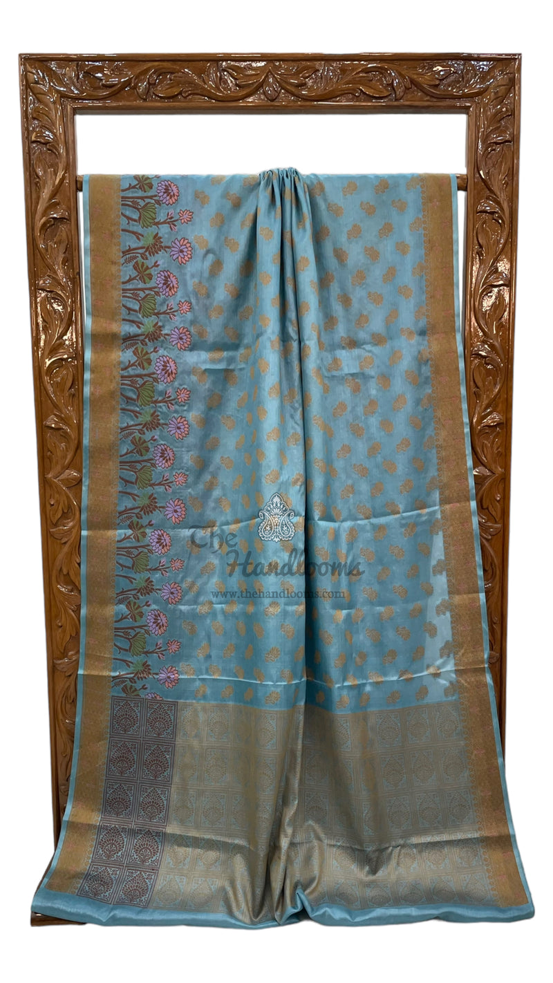 Pure Tussar Silk Handloom Banarasi Saree - The Handlooms