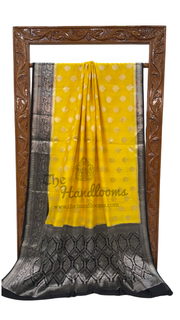 Pure Chiniya Silk Handloom Banarasi Saree - The Handlooms