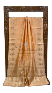 Pure Mango Silk Banarasi Handloom Saree - The Handlooms