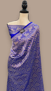 Pure Katan Silk Banarasi Handloom Saree - Tanchui Brocade - The Handlooms