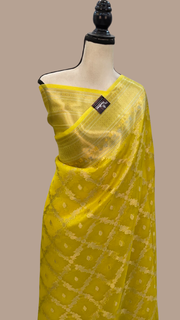 Pure Kora Handloom Banarasi Saree - The Handlooms