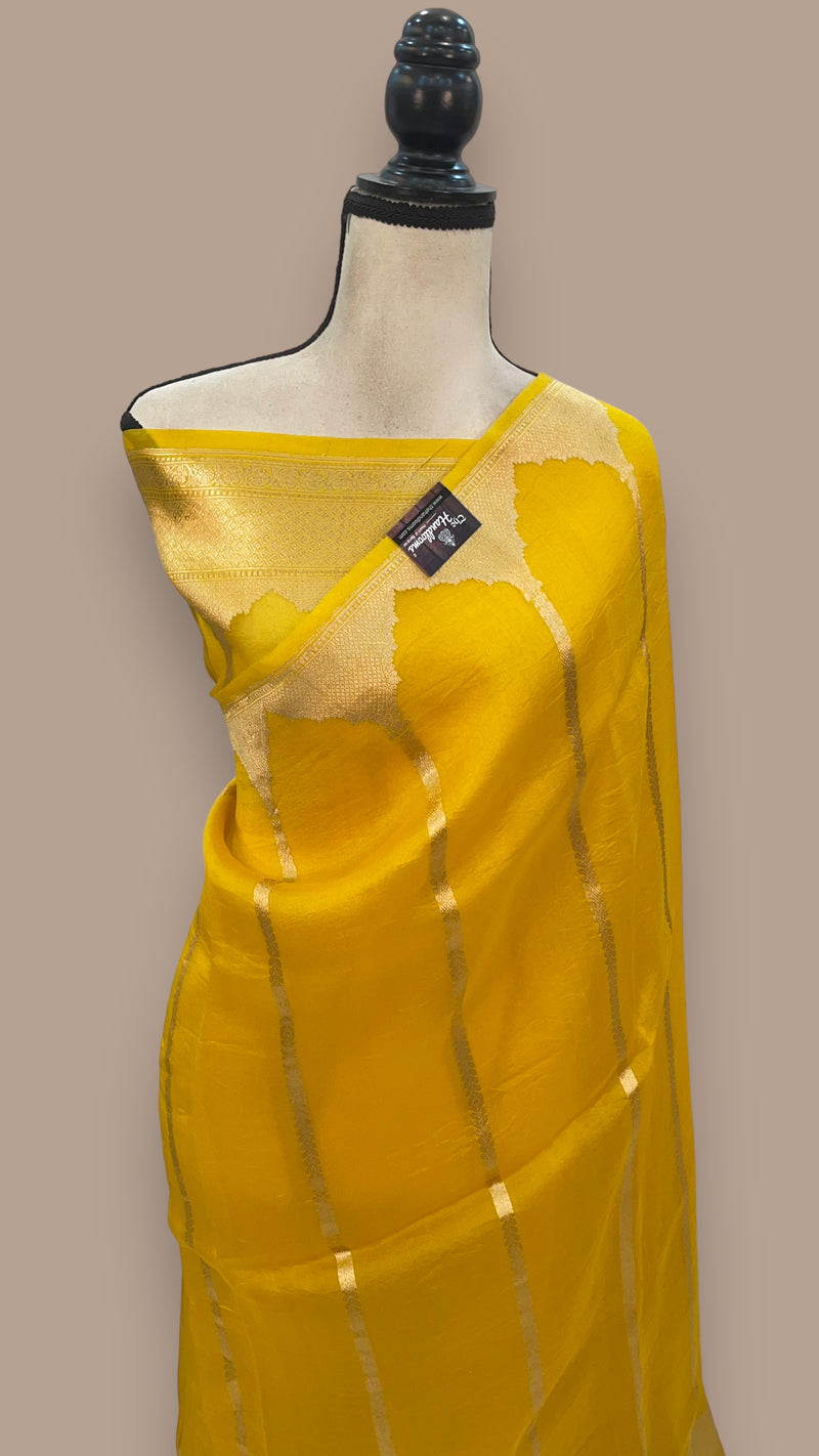 Pure Kora Handloom Banarasi Saree - The Handlooms