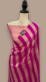 Pure Moonga Tissue Silk Banarasi Handloom Saree - The Handlooms