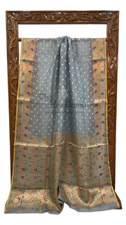 Pure Kora Handloom Banarasi Saree - The Handlooms