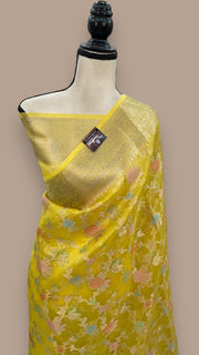 Pure Kora Handloom Banarasi Saree - The Handlooms