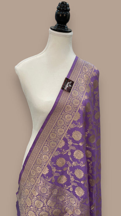 Pure Katan Silk Handloom Dupatta