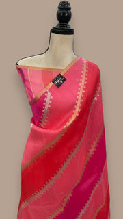 Rangkat Pure Kora Handloom Banarasi Saree - The Handlooms