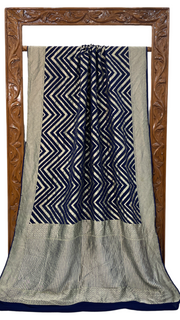 Pure Khaddi Georgette Handloom Banarasi Saree - The Handlooms