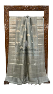 Pure Mango Silk Banarasi Handloom Saree - The Handlooms