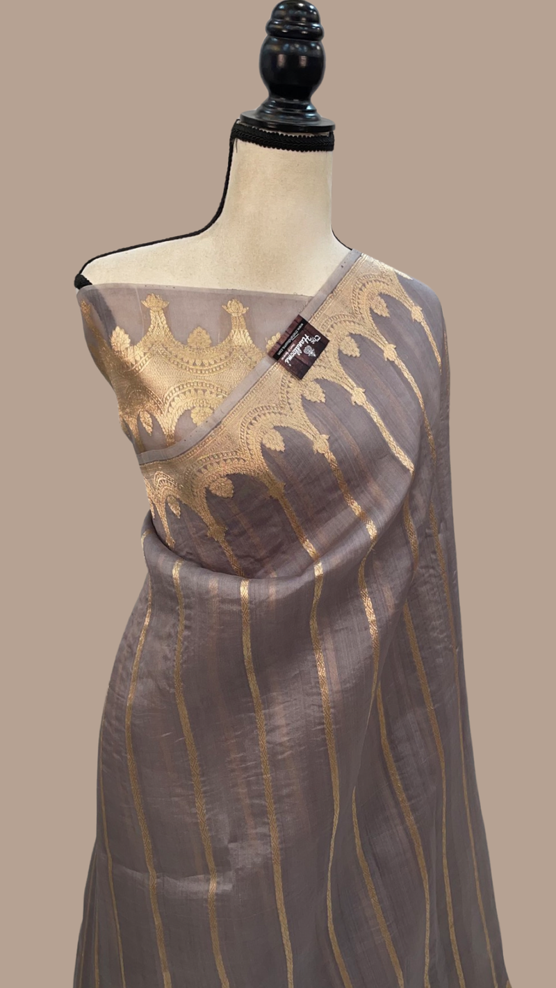 Pure Kora Handloom Banarasi Saree - The Handlooms