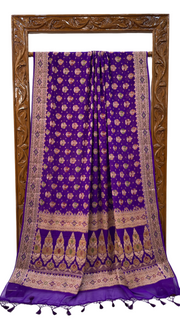 Pure Chiffon Khaddi Banarasi Saree - The Handlooms