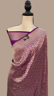Pure Katan Silk Banarasi Handloom Saree - Tanchui Brocade - The Handlooms