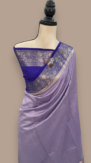 Pure Chiniya Silk Khaddi Handloom Banarasi Saree - The Handlooms