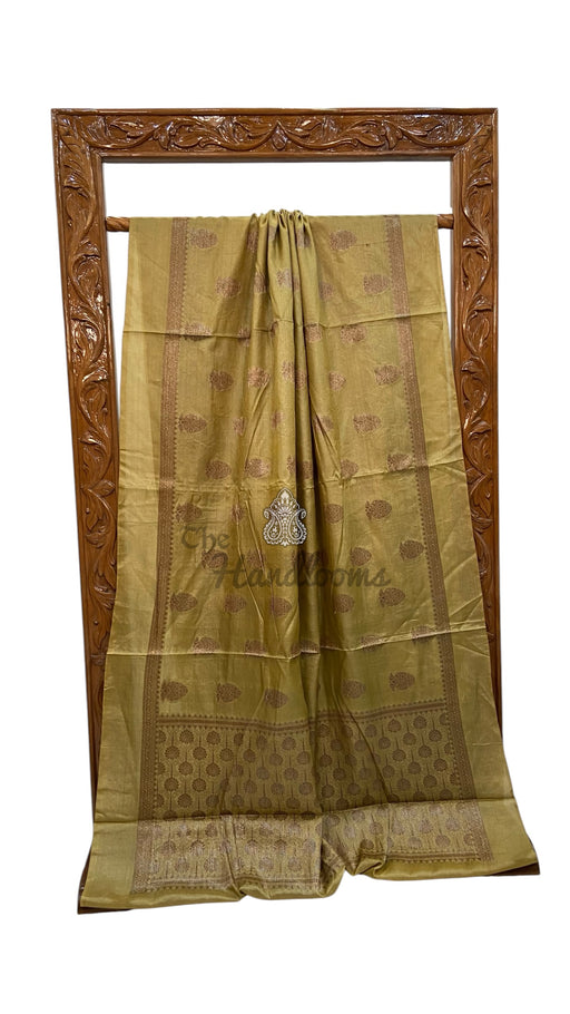 Pure Tussar Silk Handloom Banarasi Saree - The Handlooms