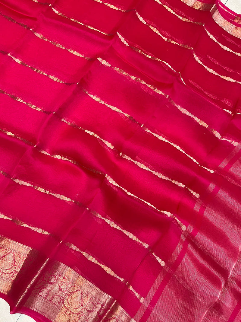Pure Kora Handloom Banarasi Saree - The Handlooms