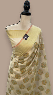 Pure Cotton Banarasi Handloom Saree - The Handlooms