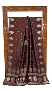 Pure Mango Silk Banarasi Handloom Saree - The Handlooms
