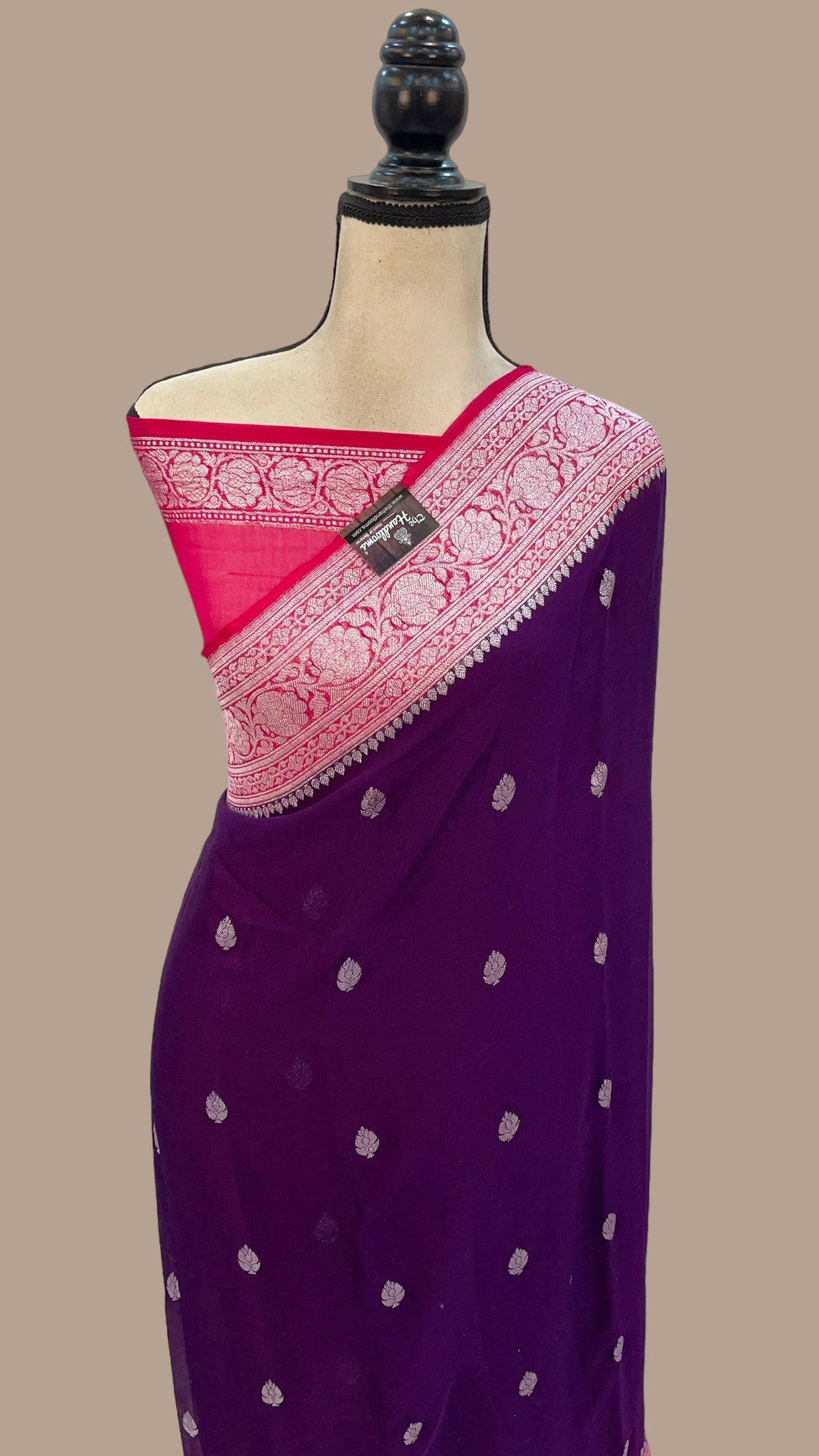 New collection katan silk batik saree & Hand block print with running