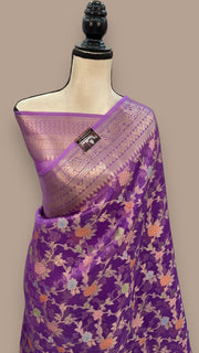 Pure Kora Handloom Banarasi Saree - The Handlooms
