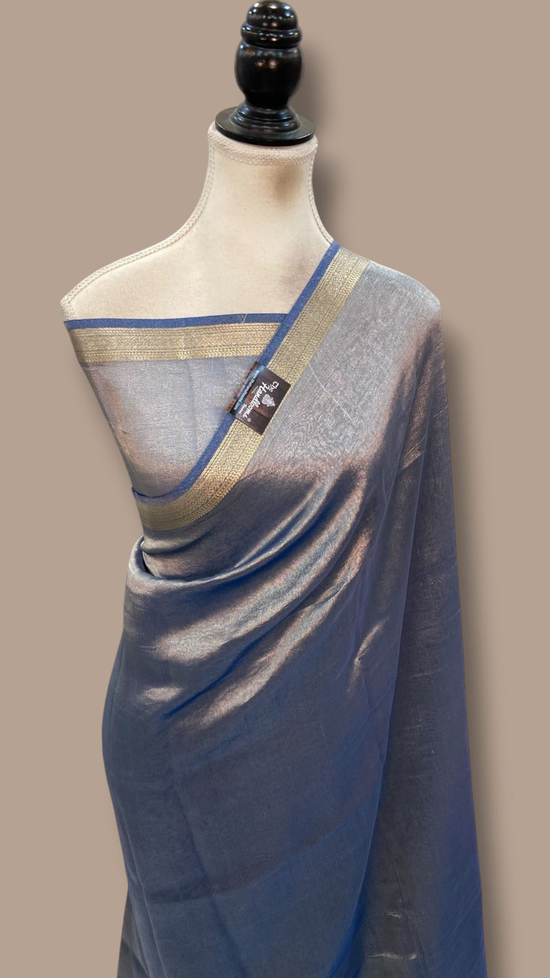 Pure Kora Tissue Handloom Banarasi Saree