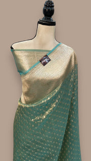 Pure Kora Tissue Handloom Banarasi Saree - The Handlooms