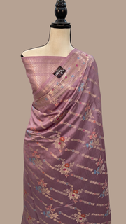 Pure Chiniya Silk Handloom Banarasi Saree - The Handlooms