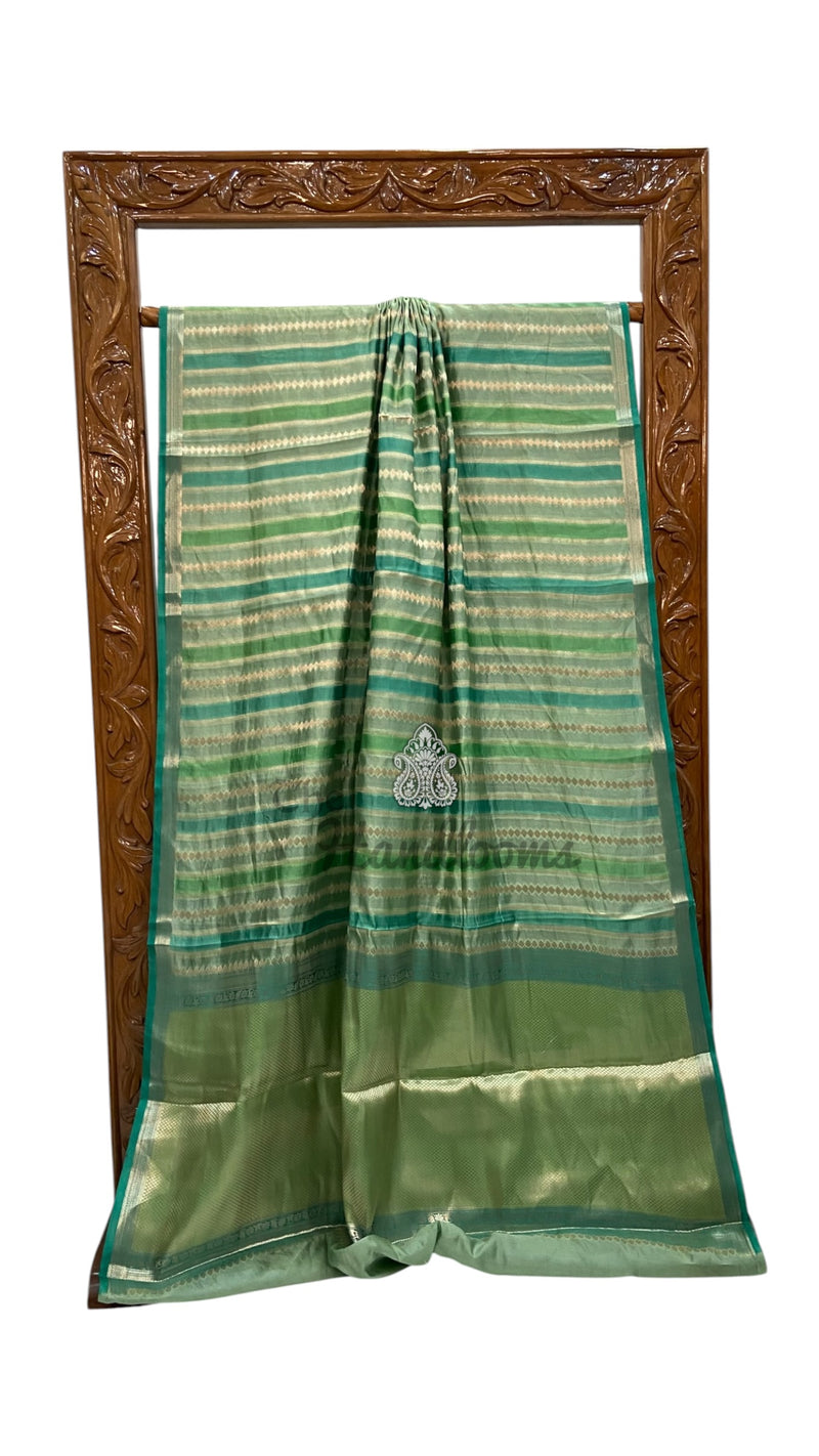 Pure Mango Silk Banarasi Handloom Saree