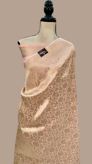 Pure Katan Silk Banarasi Handloom Saree - Tanchui Brocade - The Handlooms