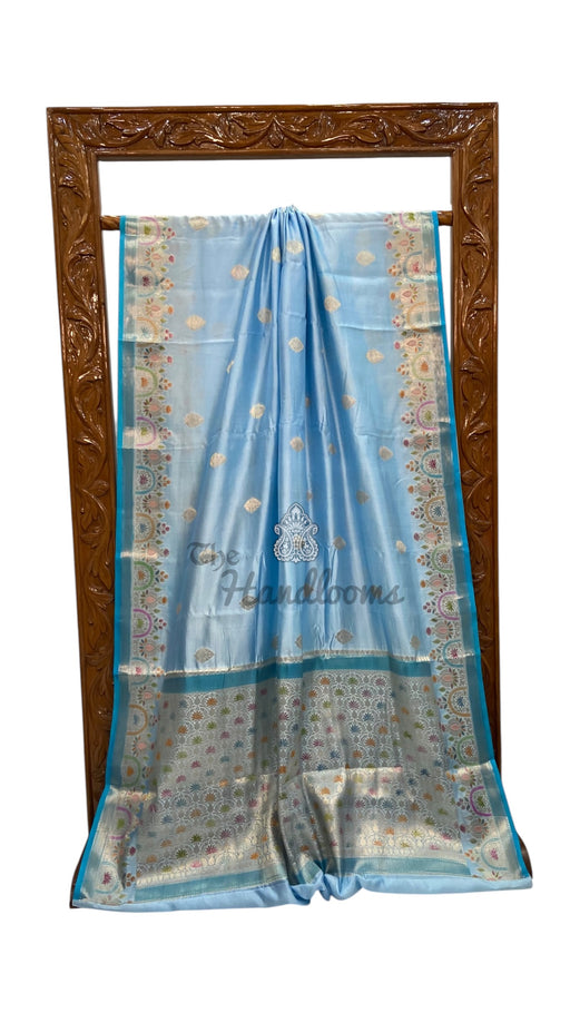 Pure Mango Silk Banarasi Handloom Saree - The Handlooms