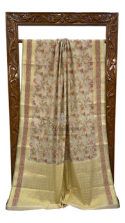 Pure Cotton Banarasi Handloom Saree - The Handlooms