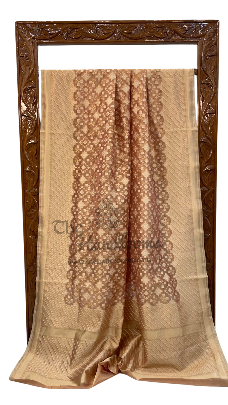 Pure Tissue Reshmi zari Banarasi Saree - The Handlooms