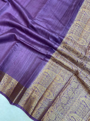 Tussar Silk Handloom Banarasi Saree - The Handlooms