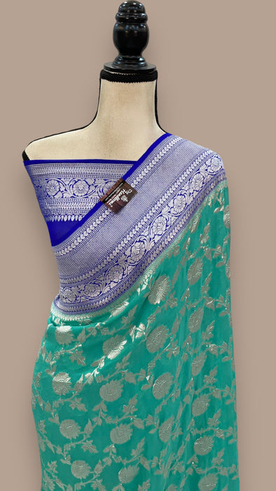 Khaddi Georgette Banarasi Saree