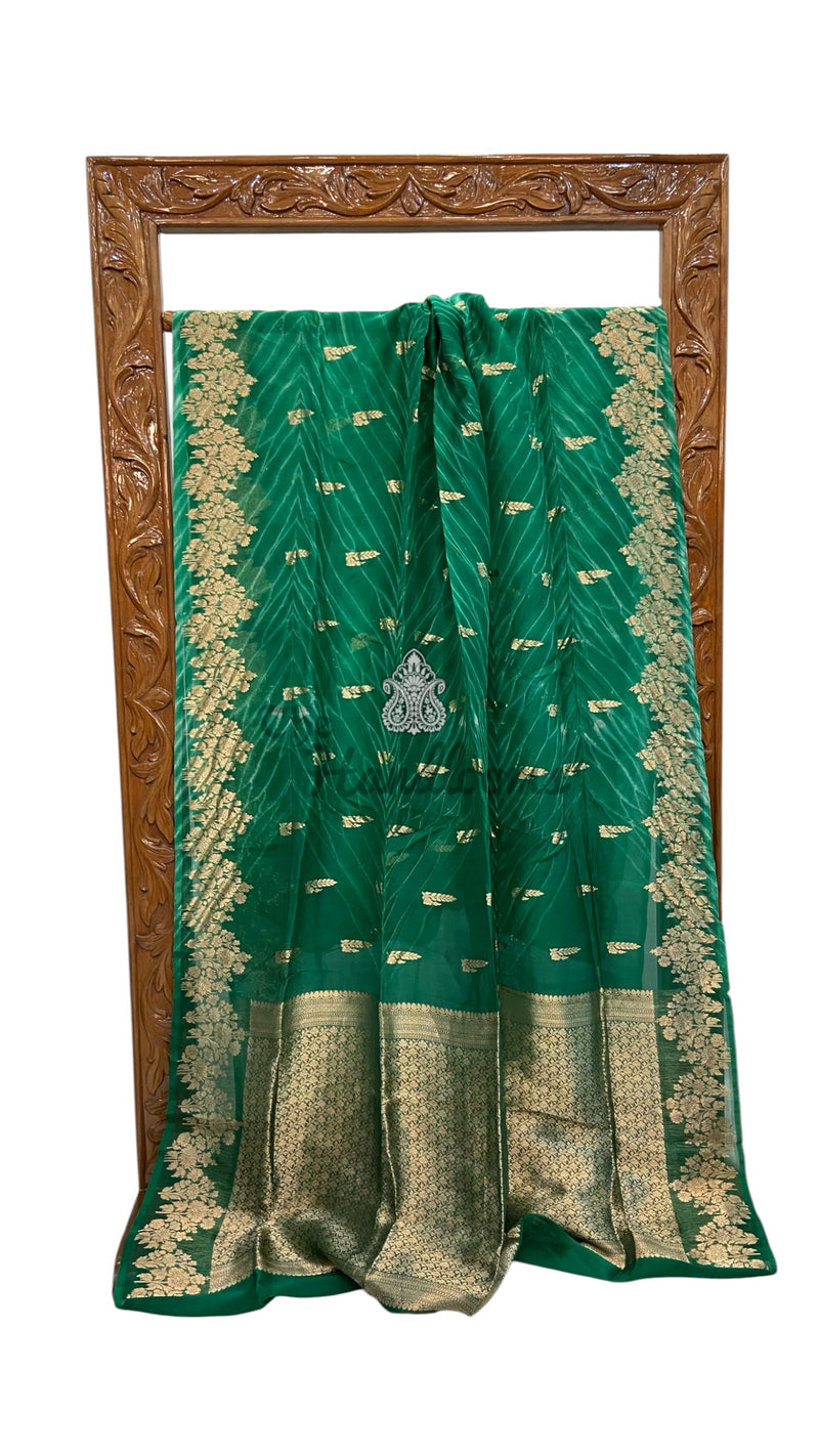 Pure Kora Silk Handloom Banarasi Saree