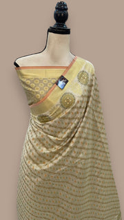 Pure Cotton Banarasi Handloom Saree - The Handlooms