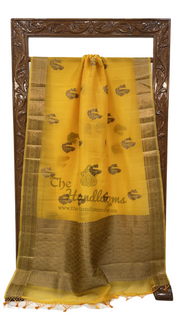 Pure Kora Handloom Banarasi Saree - The Handlooms