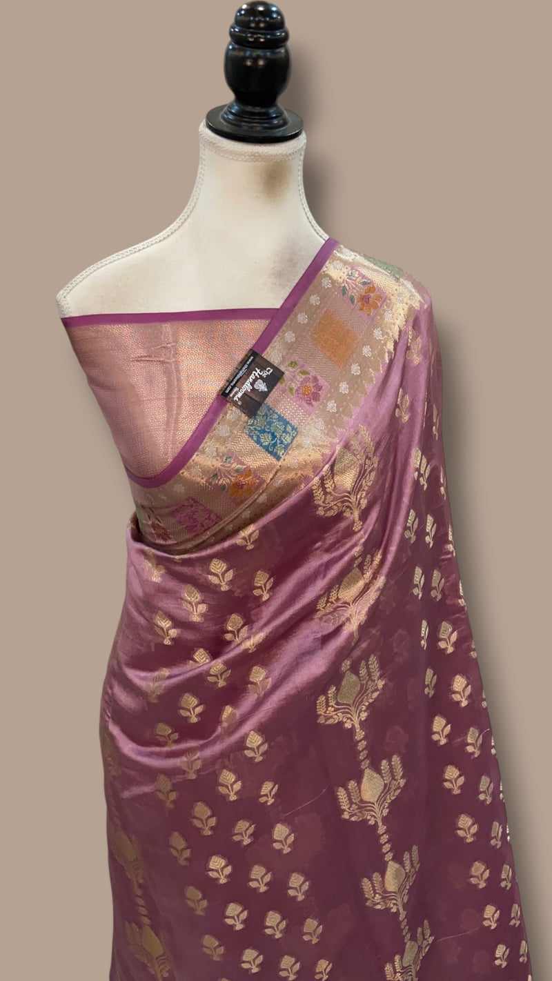 Pure Mango Silk Banarasi Handloom Saree