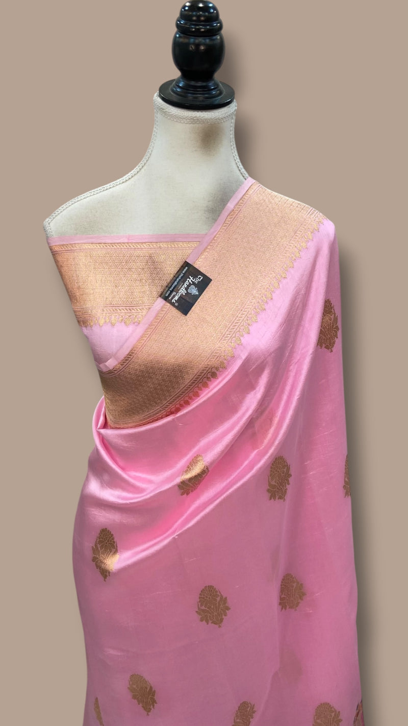 Pure Mango Silk Banarasi Handloom Saree