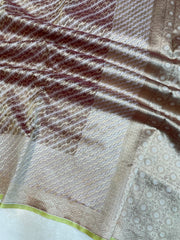 Pure Tissue Reshmi zari Banarasi Saree - The Handlooms