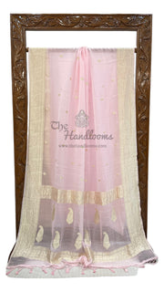Pure Georgette Handloom Banarasi Saree - The Handlooms